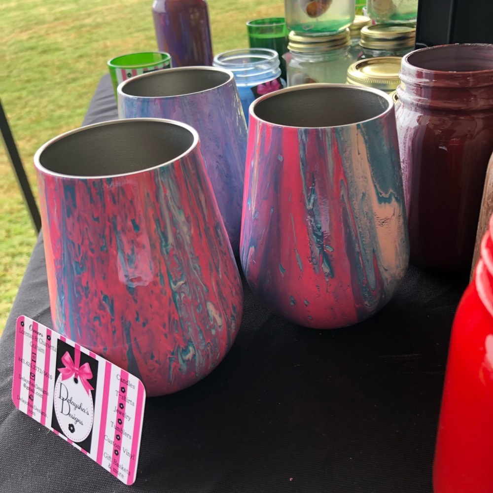 Wine Painted Tumblers